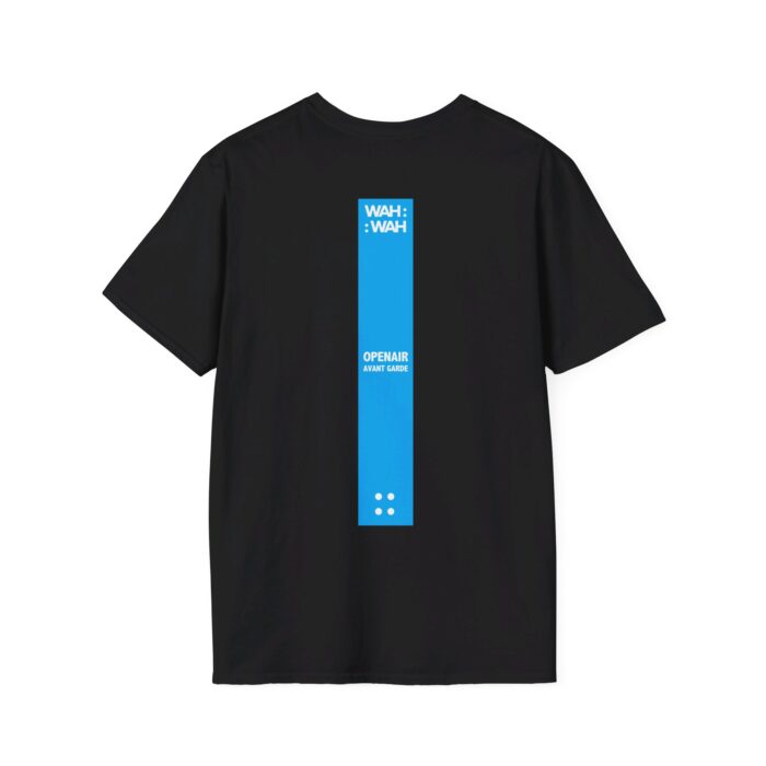 WAH :: WAH Sponsor Blue - Unisex Softstyle T-Shirt - Image 2
