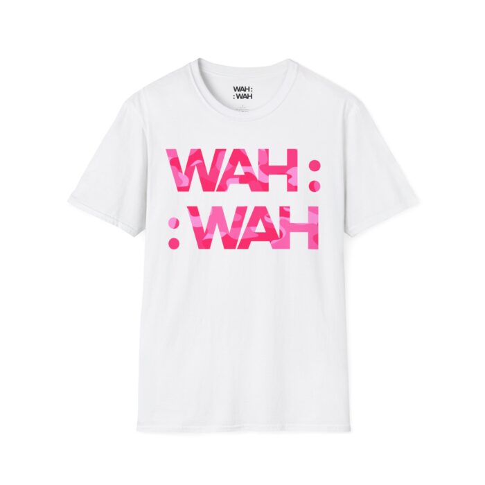 WAH :: WAH Pink Camo - Unisex Softstyle T-Shirt