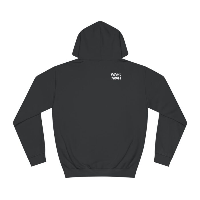 WAH :: WAH LEOPARD  Black Unisex College Hoodie - Image 2
