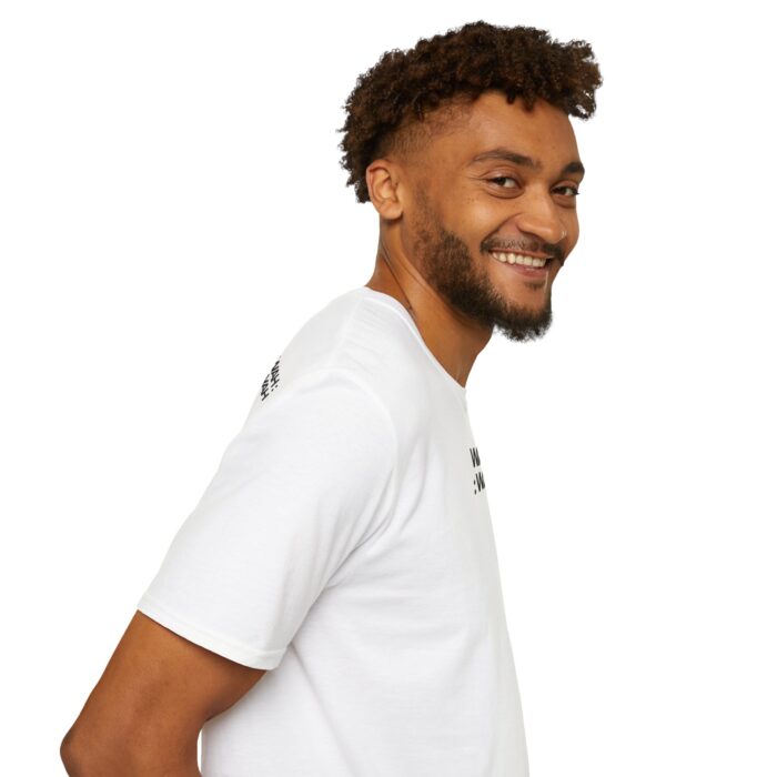 WAH :: WAH Square White Unisex Softstyle T-Shirt - Image 11