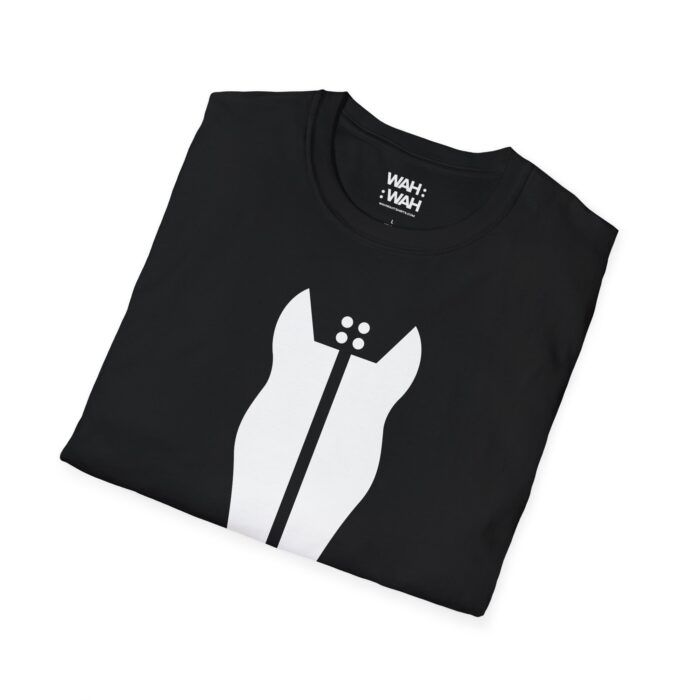 WAH :: WAH HORSE Black Unisex Softstyle T-Shirt - Image 4