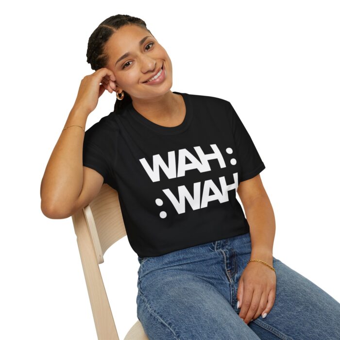 WAH :: WAH Black Unisex Softstyle T-Shirt - Image 10