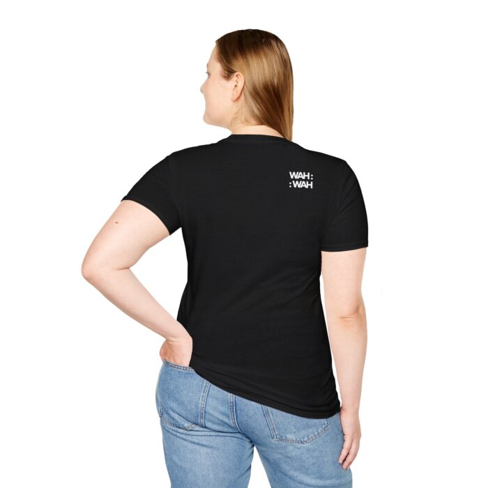 WAH :: WAH HORSE Black Unisex Softstyle T-Shirt - Image 6