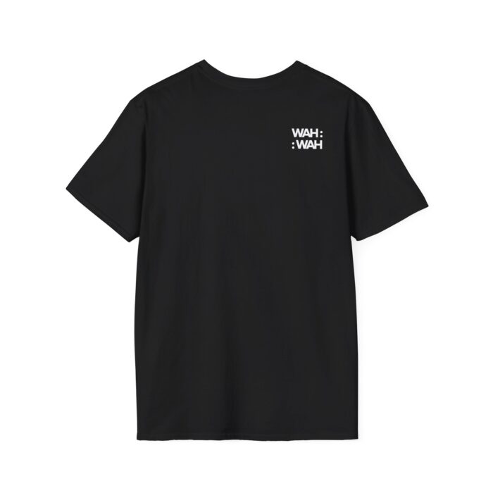 WAH :: WAH LEOPARD Black Unisex Softstyle T-Shirt - Image 2