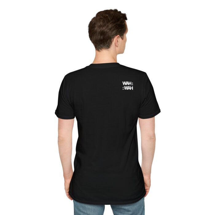 WAH :: WAH HORSE Black Unisex Softstyle T-Shirt - Image 8